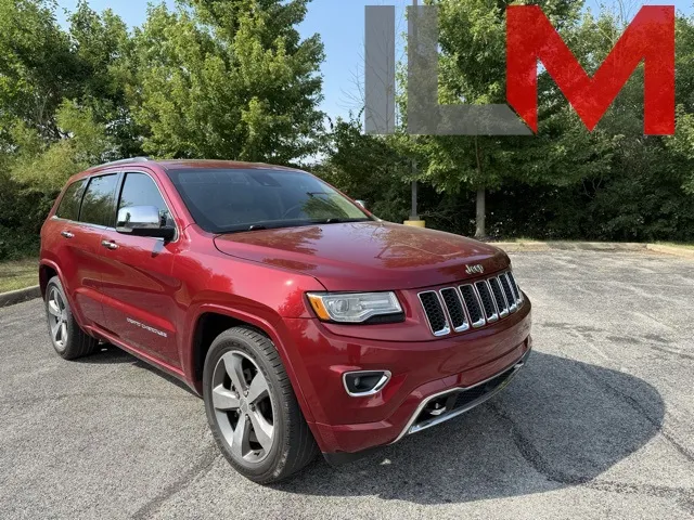 Red 2015 Jeep Grand Cherokee Overland for sale in Indianapolis, IN