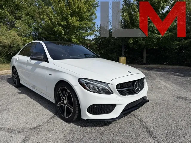 White 2016 Mercedes-Benz C-Class C 450 AMG for sale in Indianapolis, IN