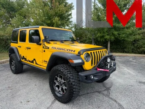 Yellow 2019 Jeep Wrangler Unlimited Rubicon for sale in Indianapolis, IN