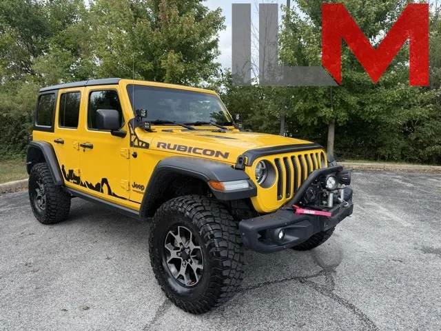 Yellow 2019 Jeep Wrangler Unlimited Rubicon for sale in Indianapolis, IN