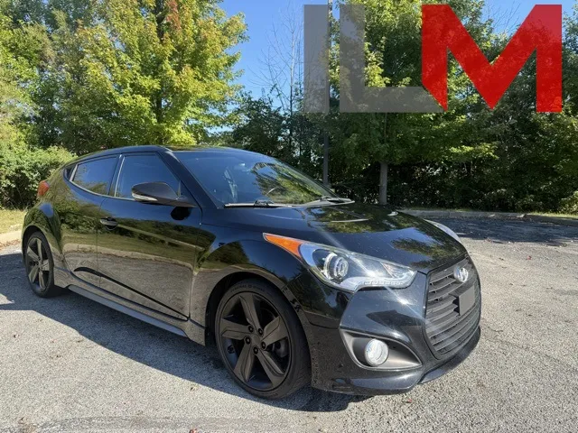 Black 2015 Hyundai Veloster Turbo for sale in Indianapolis, IN