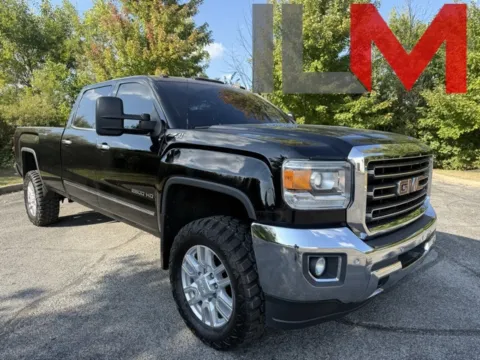 Black 2015 GMC Sierra 2500HD SLT for sale in Indianapolis, IN