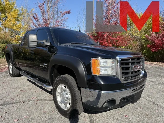 Black 2009 GMC Sierra 2500HD SLT for sale in Indianapolis, IN