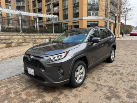 Gray 2021 TOYOTA RAV4 XLE for sale in Arlington, VA