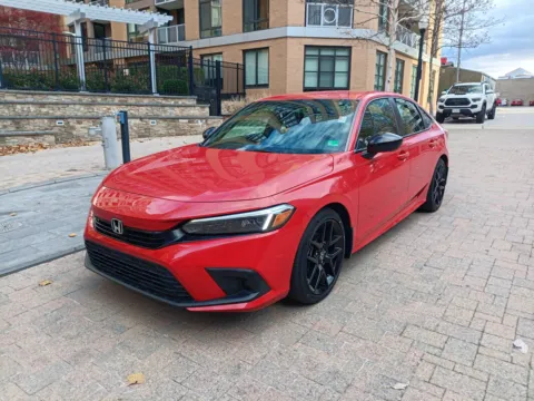 Red 2023 HONDA CIVIC SPORT for sale in Arlington, VA