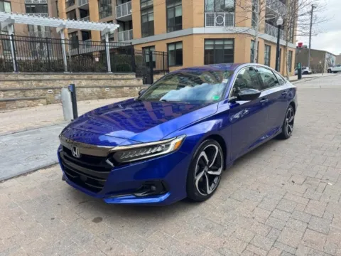 Blue 2022 HONDA ACCORD SPORT for sale in Arlington, VA