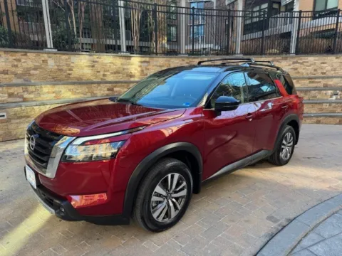 Red 2022 NISSAN PATHFINDER SL for sale in Arlington, VA