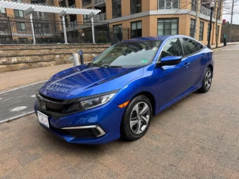 Blue 2021 HONDA CIVIC LX for sale in Arlington, VA