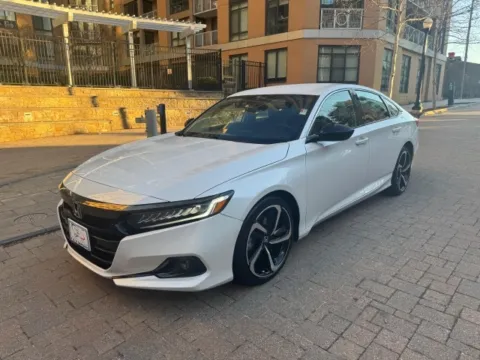 White 2022 HONDA ACCORD SPORTS for sale in Arlington, VA