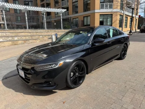 Black 2022 HONDA ACCORD SPORT for sale in Arlington, VA