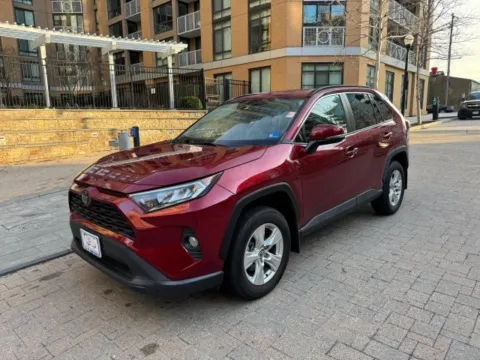 Red 2020 TOYOTA RAV4 XLE for sale in Arlington, VA