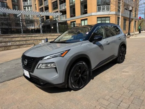 Gray 2023 NISSAN ROGUE SV MIDNIGHT for sale in Arlington, VA