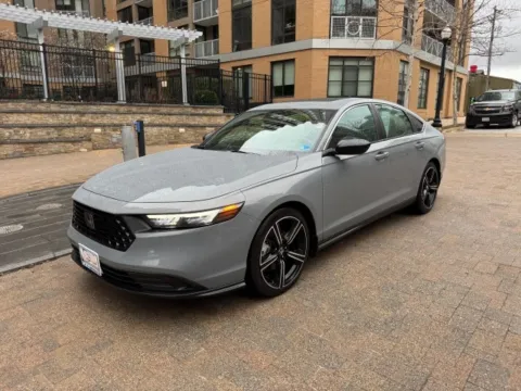 Gray 2023 HONDA ACCORD HYBRID SPORT for sale in Arlington, VA