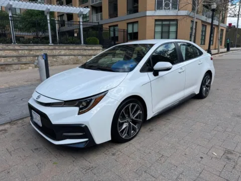 White 2021 TOYOTA COROLLA SE for sale in Arlington, VA