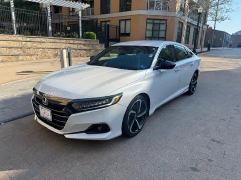 White 2022 HONDA ACCORD SPORT for sale in Arlington, VA