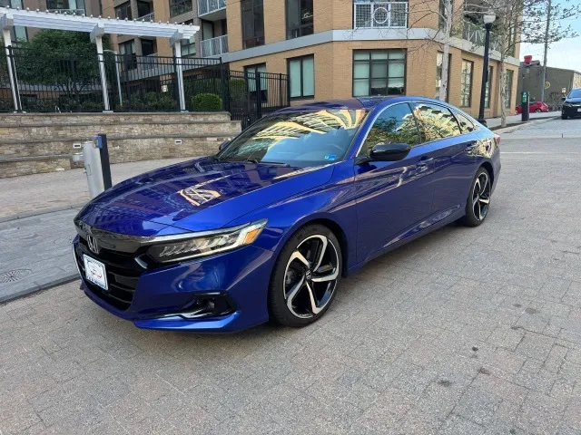 Blue 2021 HONDA ACCORD SPORT for sale in Arlington, VA