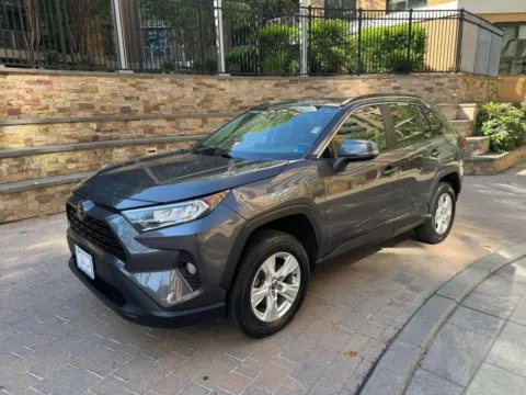 Gray 2021 TOYOTA RAV4 XLE for sale in Arlington, VA