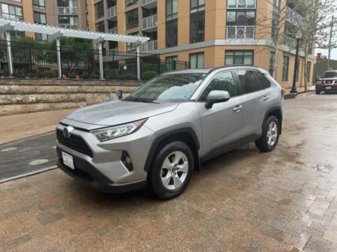 Silver 2020 TOYOTA RAV4 XLE for sale in Arlington, VA