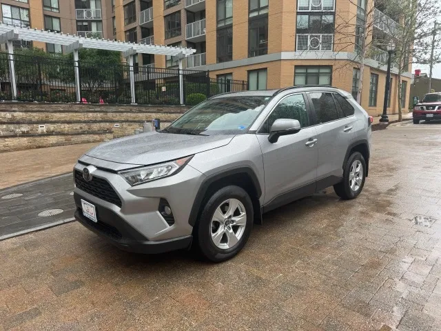 Silver 2020 TOYOTA RAV4 XLE for sale in Arlington, VA