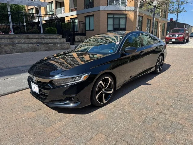 Black 2022 HONDA ACCORD SPORT for sale in Arlington, VA