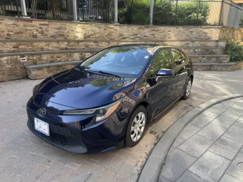 Blue 2020 TOYOTA COROLLA LE for sale in Arlington, VA