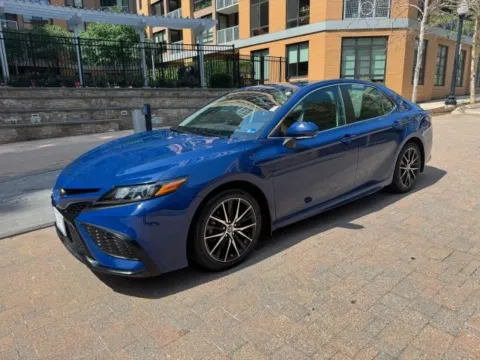Blue 2023 TOYOTA CAMRY SE for sale in Arlington, VA