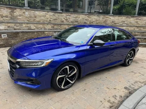 Blue 2022 HONDA ACCORD SPORT for sale in Arlington, VA