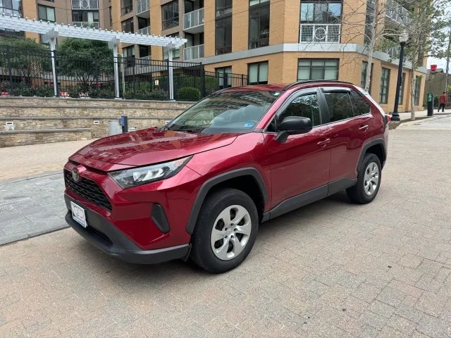 Red 2021 TOYOTA RAV4 LE for sale in Arlington, VA