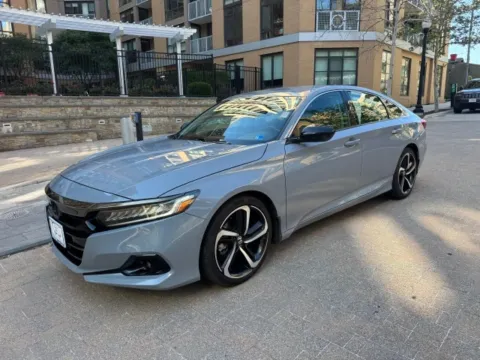 Gray 2021 HONDA ACCORD SPORT SE for sale in Arlington, VA