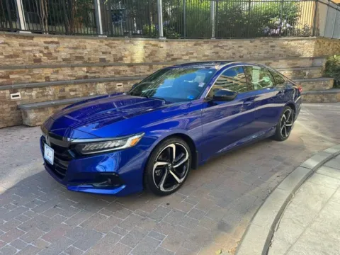 Blue 2022 HONDA ACCORD SPORT for sale in Arlington, VA