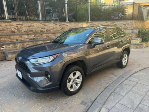 Gray 2020 TOYOTA RAV4 XLE for sale in Arlington, VA