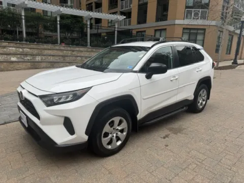White 2021 TOYOTA RAV4 LE for sale in Arlington, VA