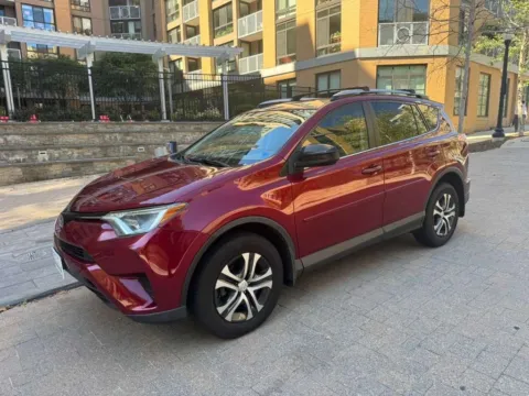 Red 2018 TOYOTA RAV4 LE for sale in Arlington, VA