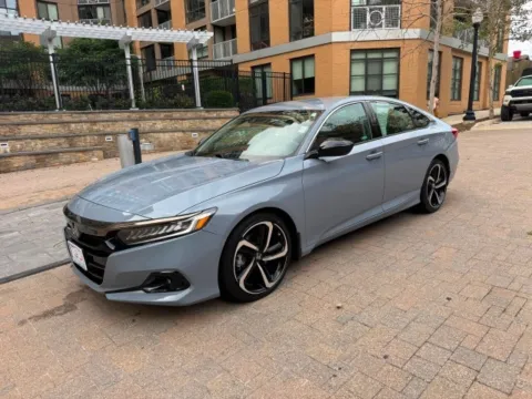 Gray 2022 HONDA ACCORD SPORT SE for sale in Arlington, VA