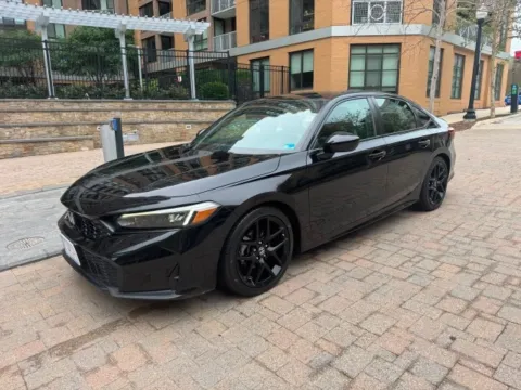 Black 2025 HONDA CIVIC SPORT for sale in Arlington, VA