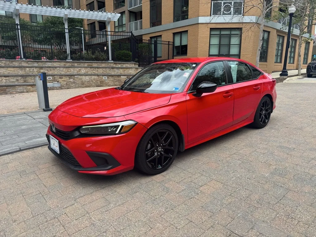 Red 2023 HONDA CIVIC SPORT for sale in Arlington, VA