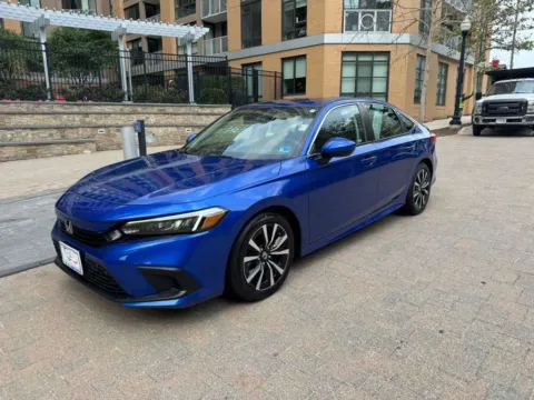 Blue 2022 HONDA CIVIC EX for sale in Arlington, VA
