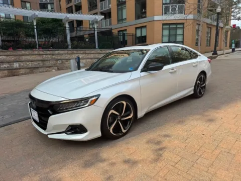 White 2022 HONDA ACCORD SPORT for sale in Arlington, VA