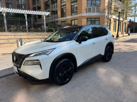 White 2023 NISSAN ROGUE SV MIDNIGHT for sale in Arlington, VA