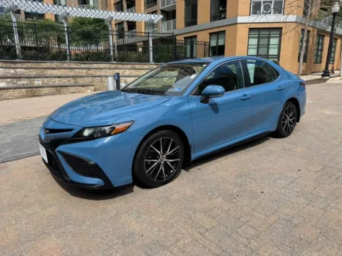 Blue 2024 TOYOTA CAMRY SE for sale in Arlington, VA