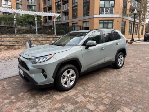 Green 2021 TOYOTA RAV4 XLE for sale in Arlington, VA