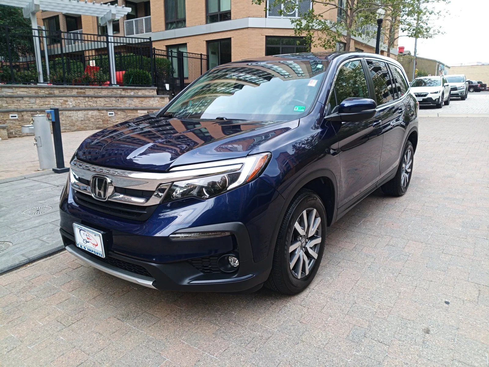 Blue 2022 HONDA PILOT EX-L for sale in Arlington, VA
