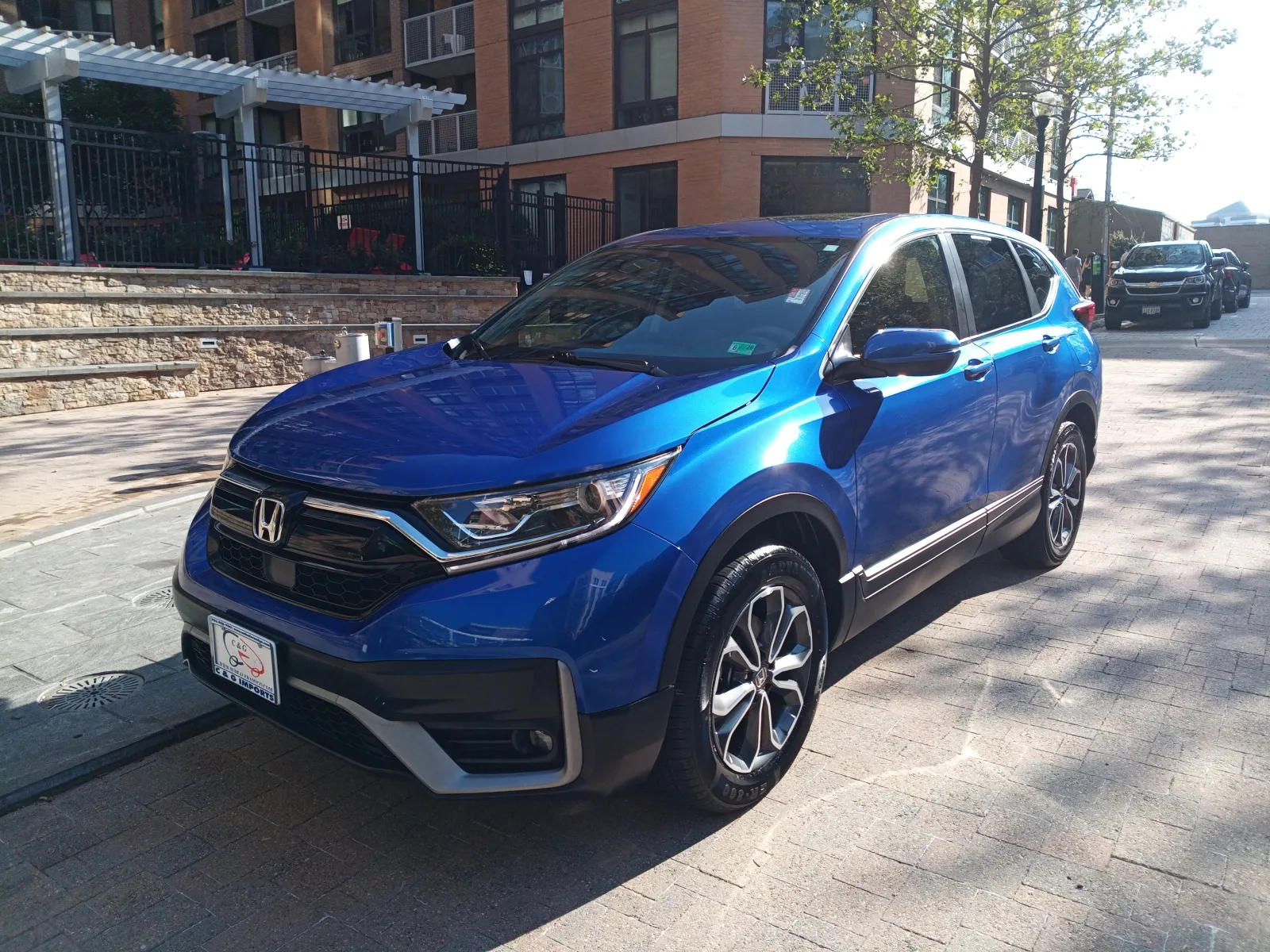 Blue 2022 HONDA CR-V EX for sale in Arlington, VA