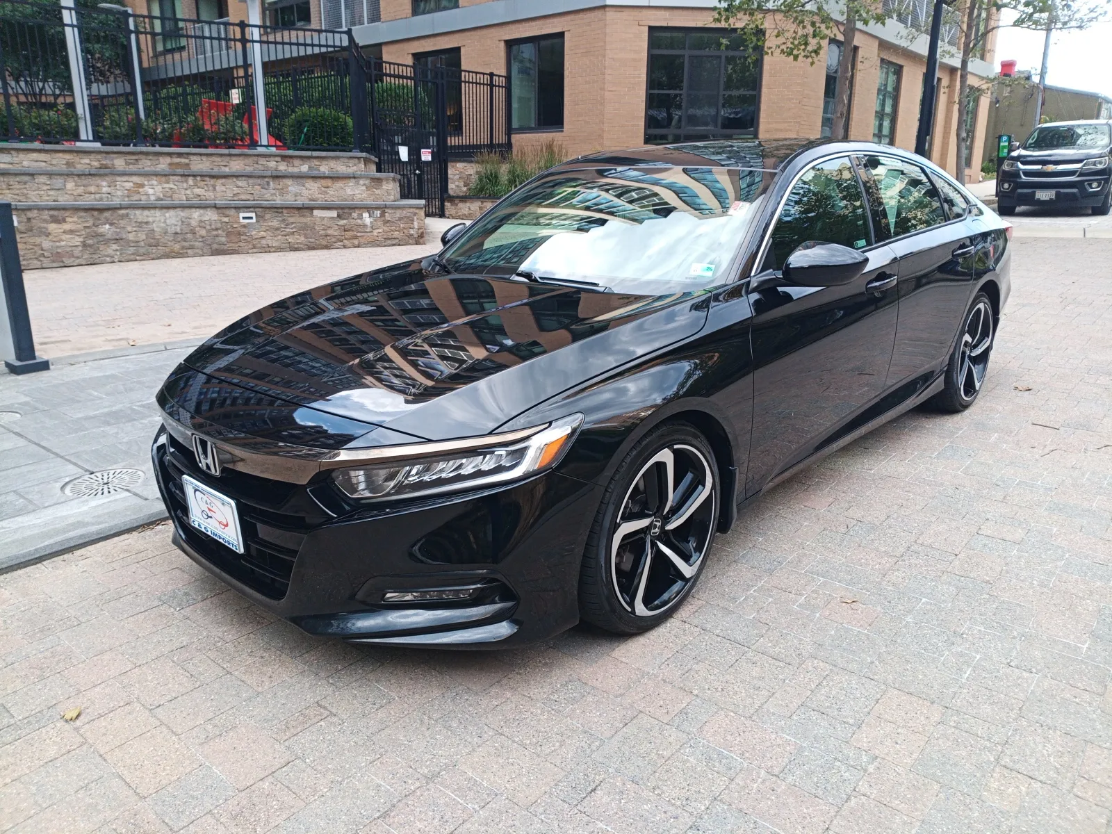 Black 2020 HONDA ACCORD 2.0 SPORT for sale in Arlington, VA