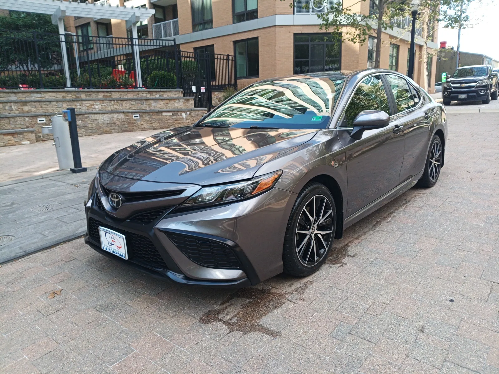 Gray 2021 TOYOTA CAMRY SE for sale in Arlington, VA