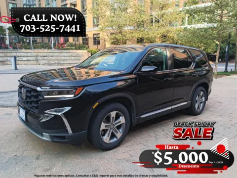 Black 2023 HONDA PILOT EX-L for sale in Arlington, VA