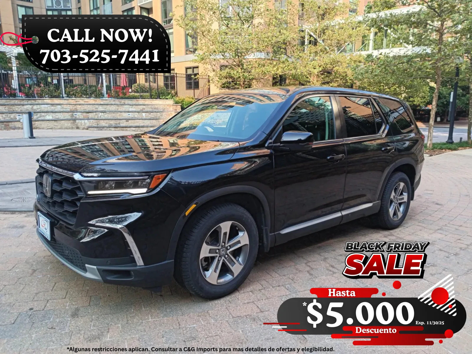2023 HONDA PILOT EX-L for sale in Arlington, VA