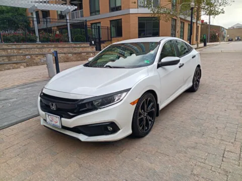 White 2020 HONDA CIVIC SPORT for sale in Arlington, VA