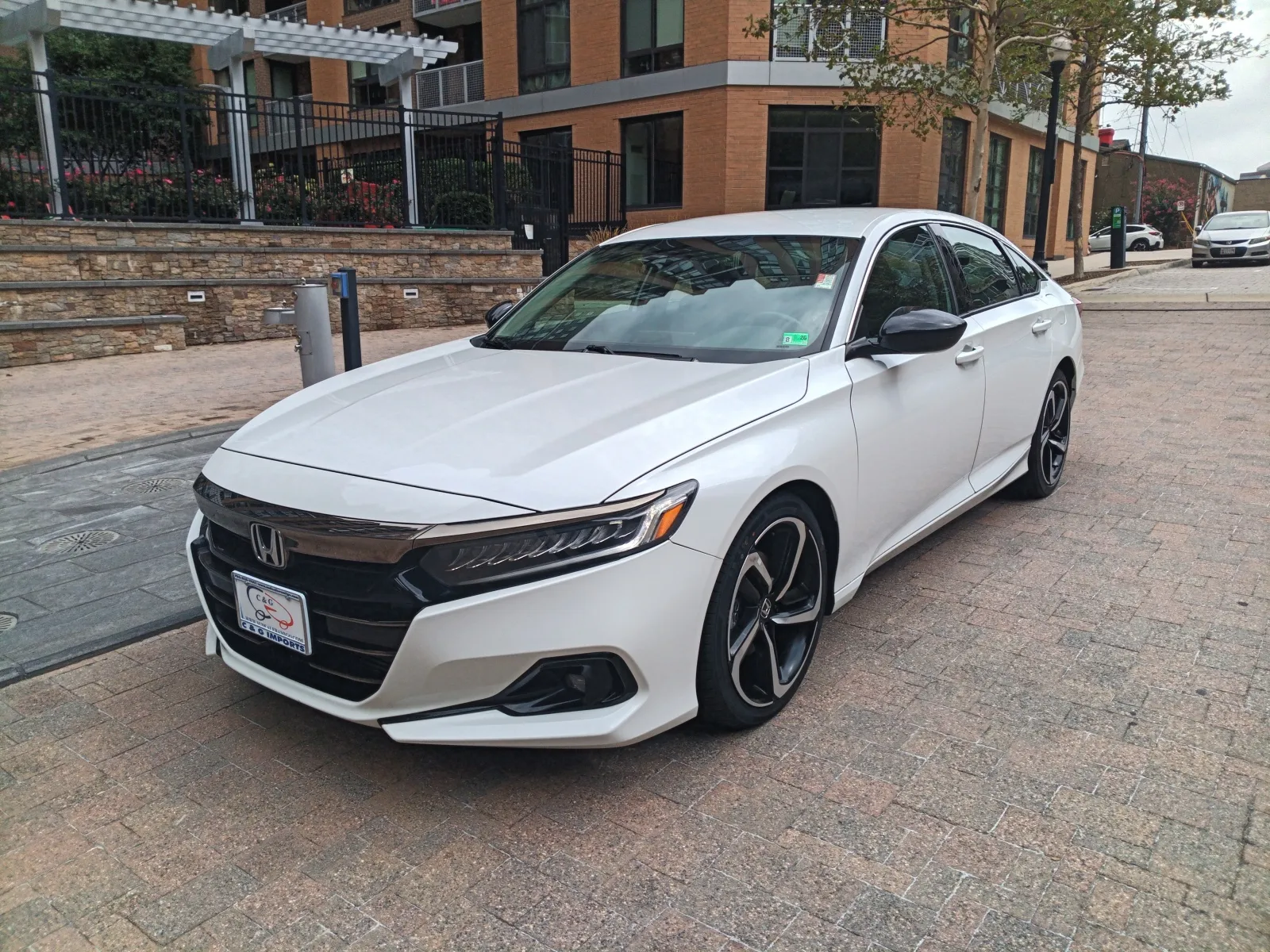 White 2022 HONDA ACCORD SPORT SE for sale in Arlington, VA
