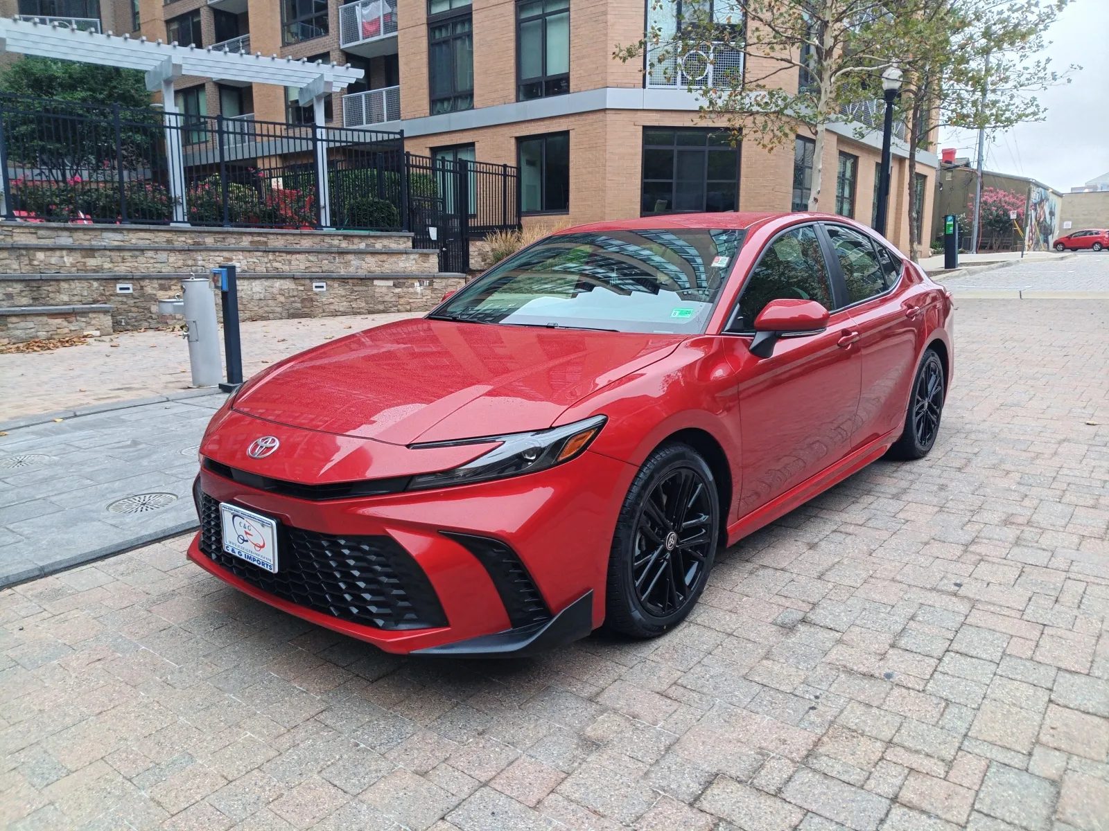 Red 2025 TOYOTA CAMRY HYBRID SE for sale in Arlington, VA